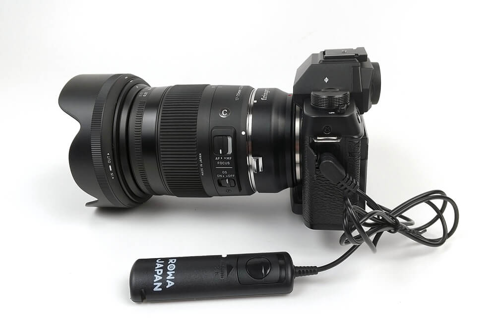 ロワジャパンの2.5mmリモートレリーズはFUJIFILMのカメラでも使える 