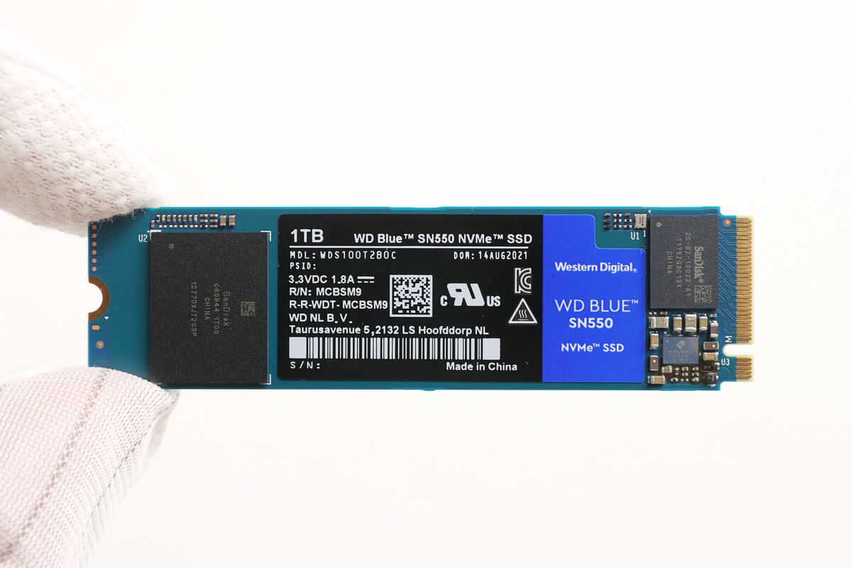 WD BLUE SN500 1GBのチップ